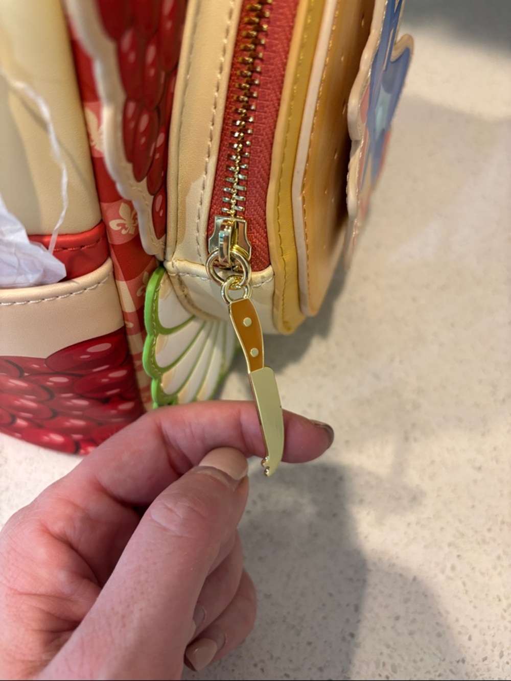 Pixar Loungefly Ratatouille Themed Mini Backpack - NWT - Picture 5 of 6